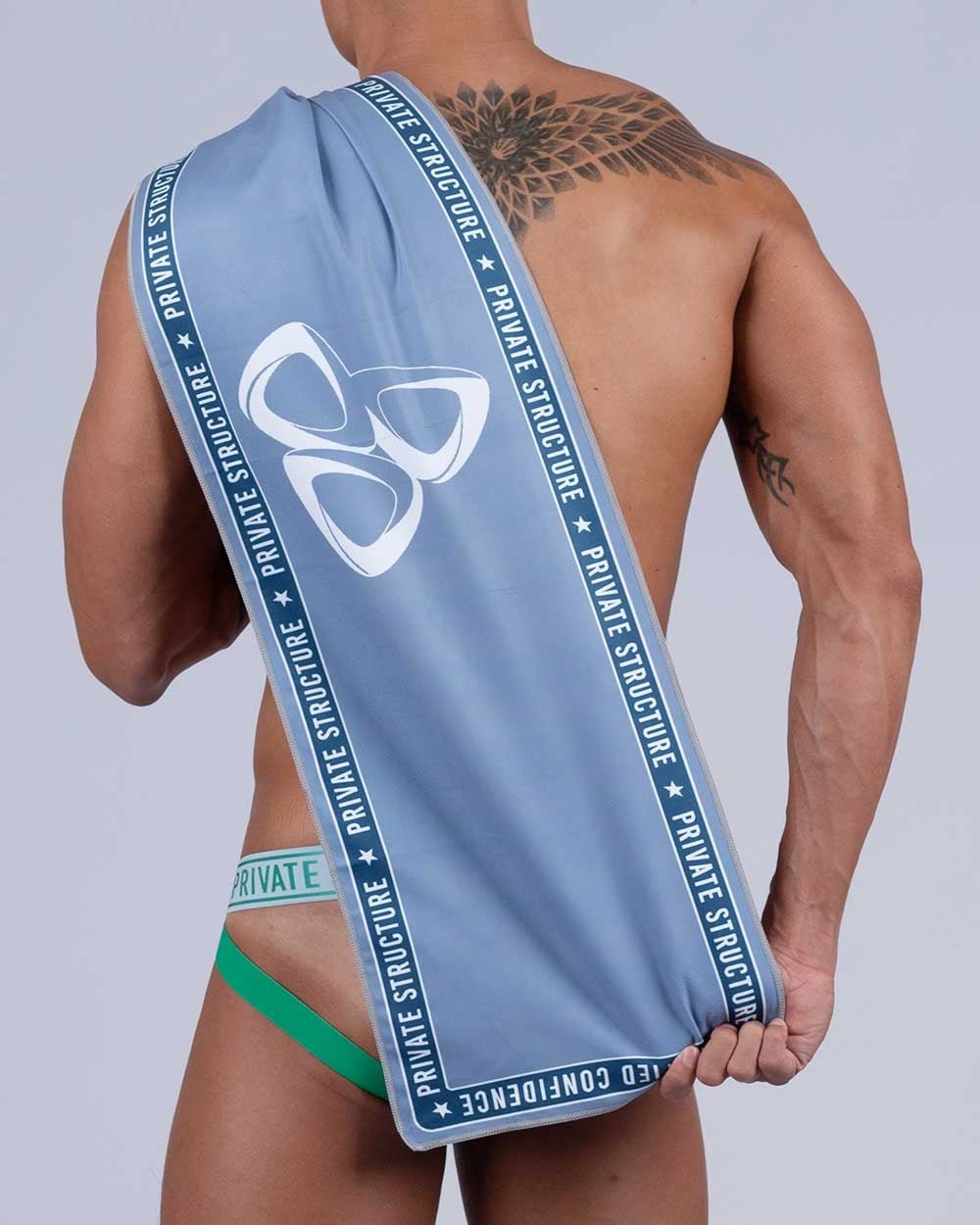 Classic Gym Towel - Grey - | Private Structure - | MAD Lifestyle