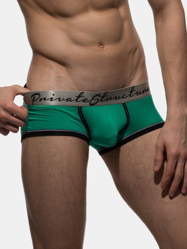 Crayon Men’s Low Rise Trunk - V. Green - | Private Structure - | MAD Lifestyle