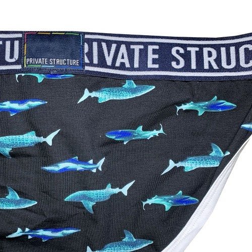 PRD Mini Brief Underwear - Shrks-Black - | Private Structure - | MAD Lifestyle