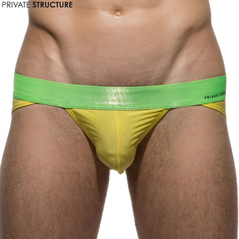 Color Peel Contrast Banded Bikini Brief