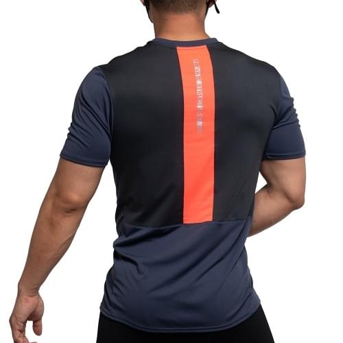Casual Fit Crew Neck Training Tee - Dark Grey