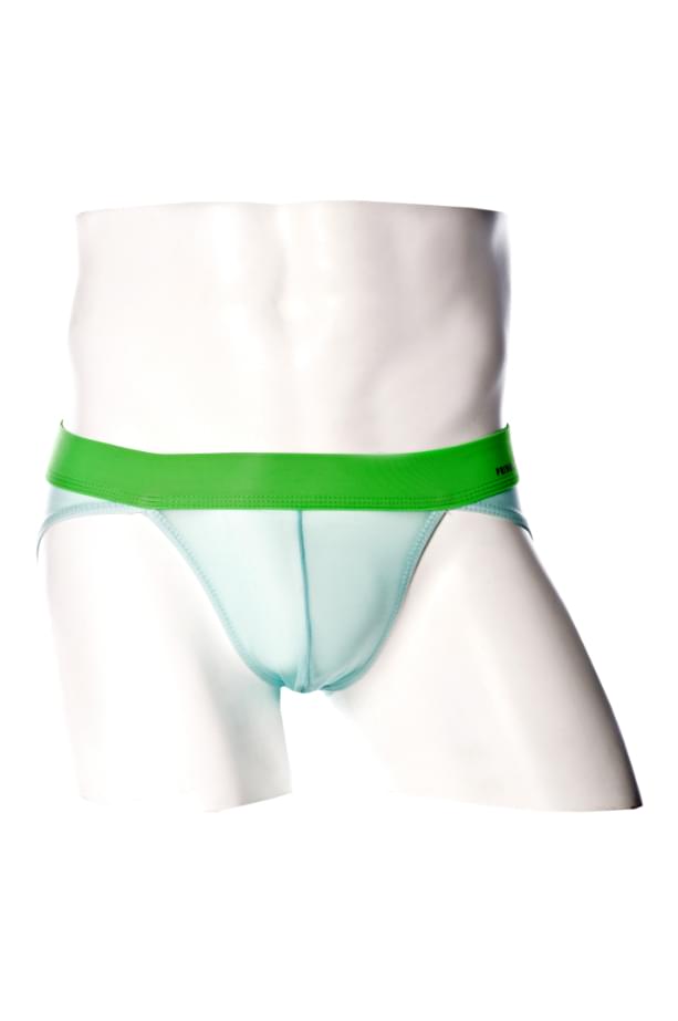 Color Peel Banded Bikini - ANG.BLUE