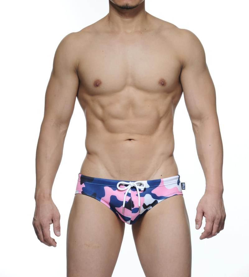 FLINT Brief Swimwear - Navy Pink