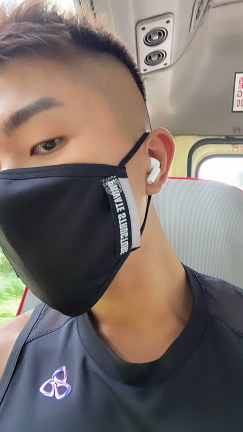 3 Layer Anti-Bac Fabric Mask - Black