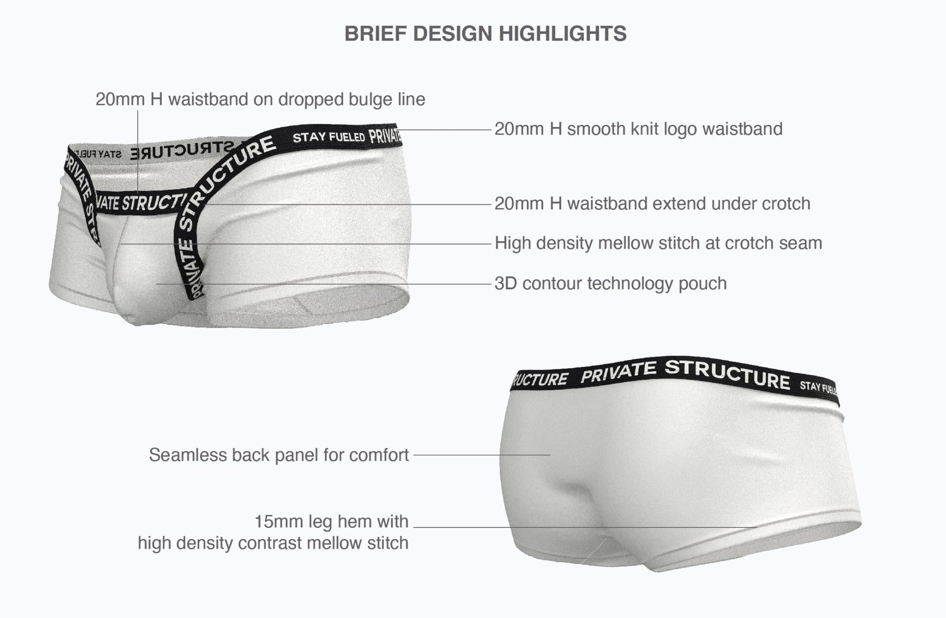 Essence Odyssey Fundoshi Trunk - Ash Wood Grey - | Private Structure - | MAD Lifestyle