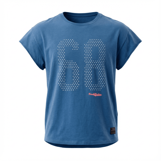 68 Cropped Sleeve Casual Tee - | Private Structure - | MAD Lifestyle