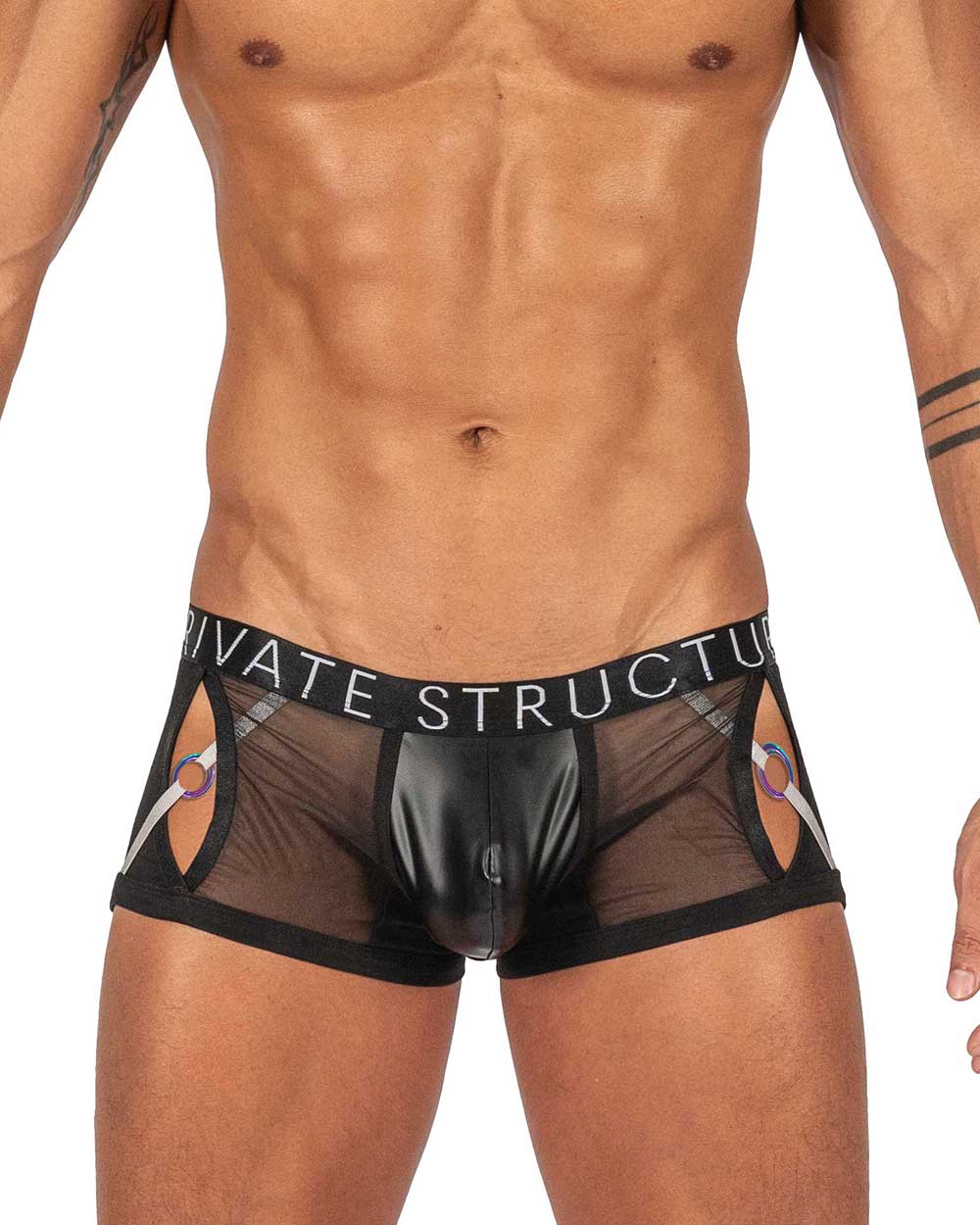Alpha Low Waist Harness Trunk - Shades of Black - | Private Structure - | MAD Lifestyle