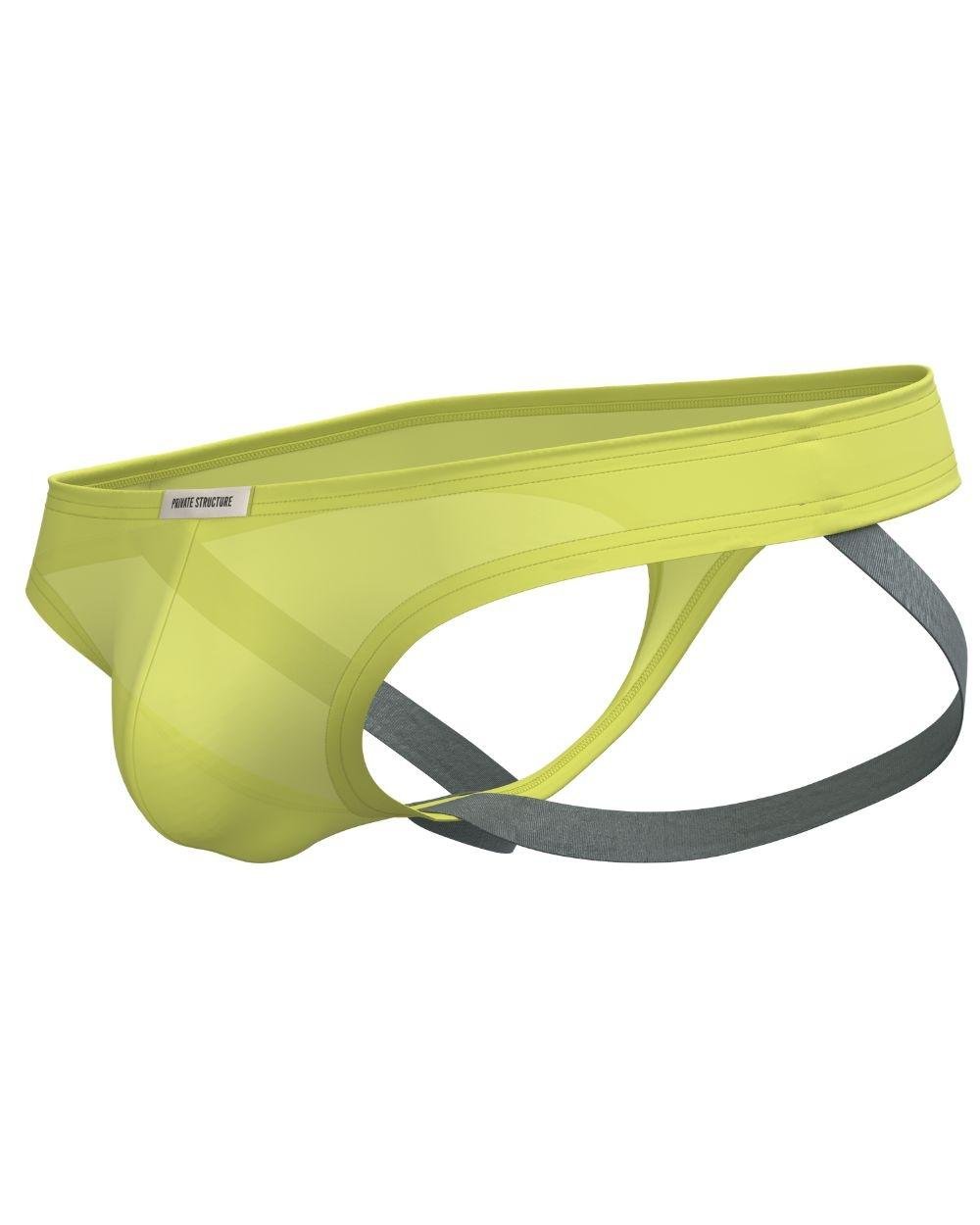 Bare Men's TS Jockstrap Thong - Radiant Yellow - | Private Structure - | MAD Lifestyle