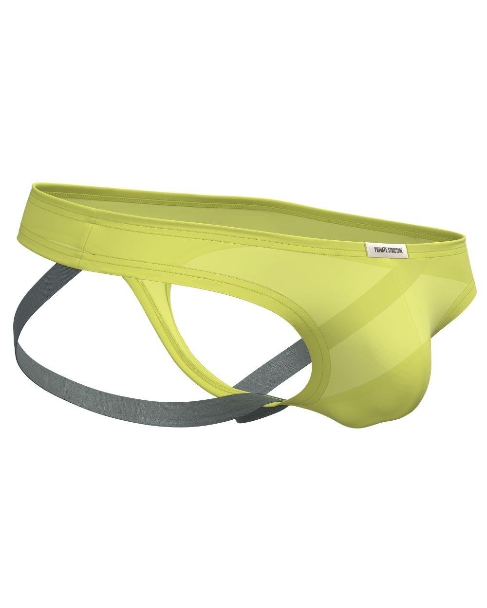 Bare Men's TS Jockstrap Thong - Radiant Yellow - | Private Structure - | MAD Lifestyle