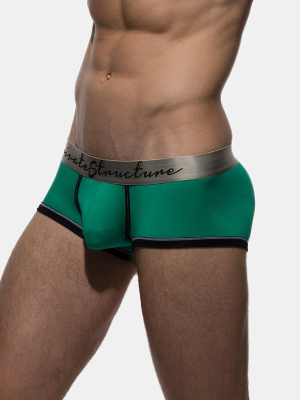 Crayon Men’s Low Rise Trunk - V. Green - | Private Structure - | MAD Lifestyle