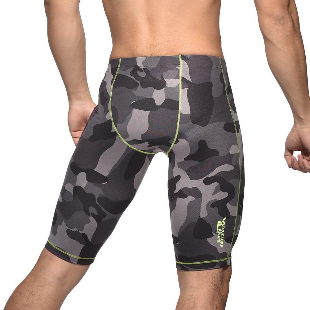 Momentum Construction Gymwear Compression Running Tights - | Private Structure - | MAD Lifestyle