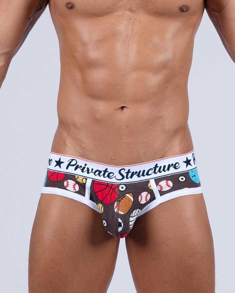 Classic Motif Mini Brief - Ball Games