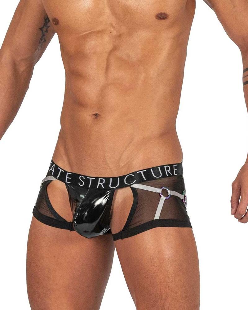 Alpha Low Waist Harness Trunk - Shades Of Black