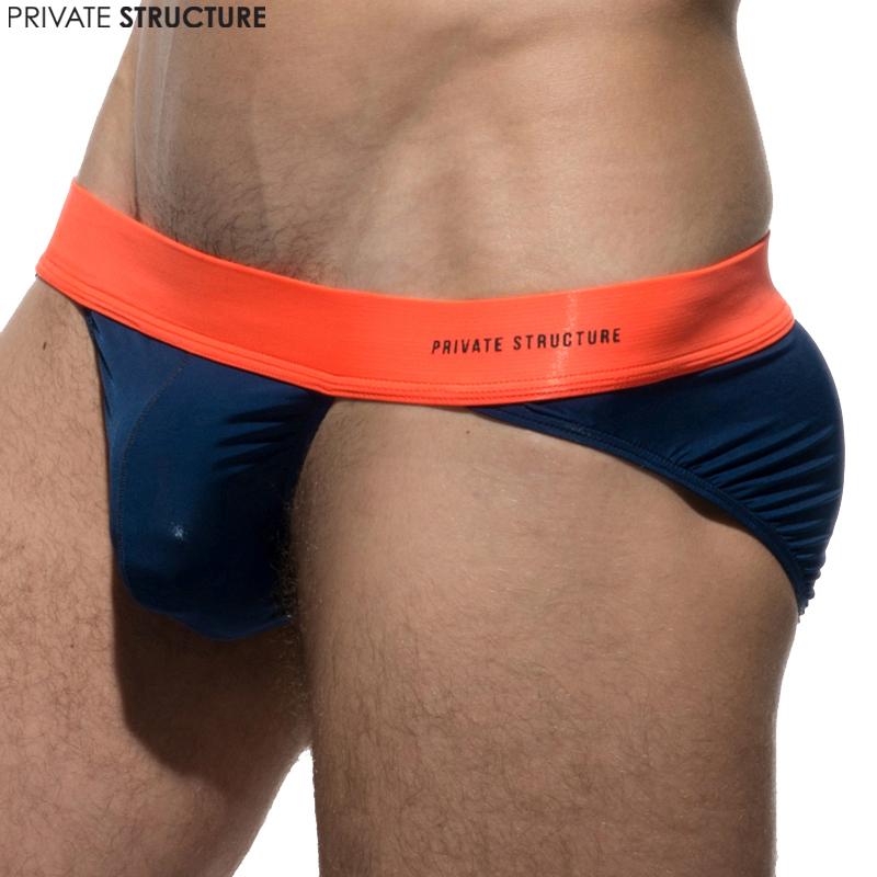 Color Peel Contrast Banded Bikini Brief