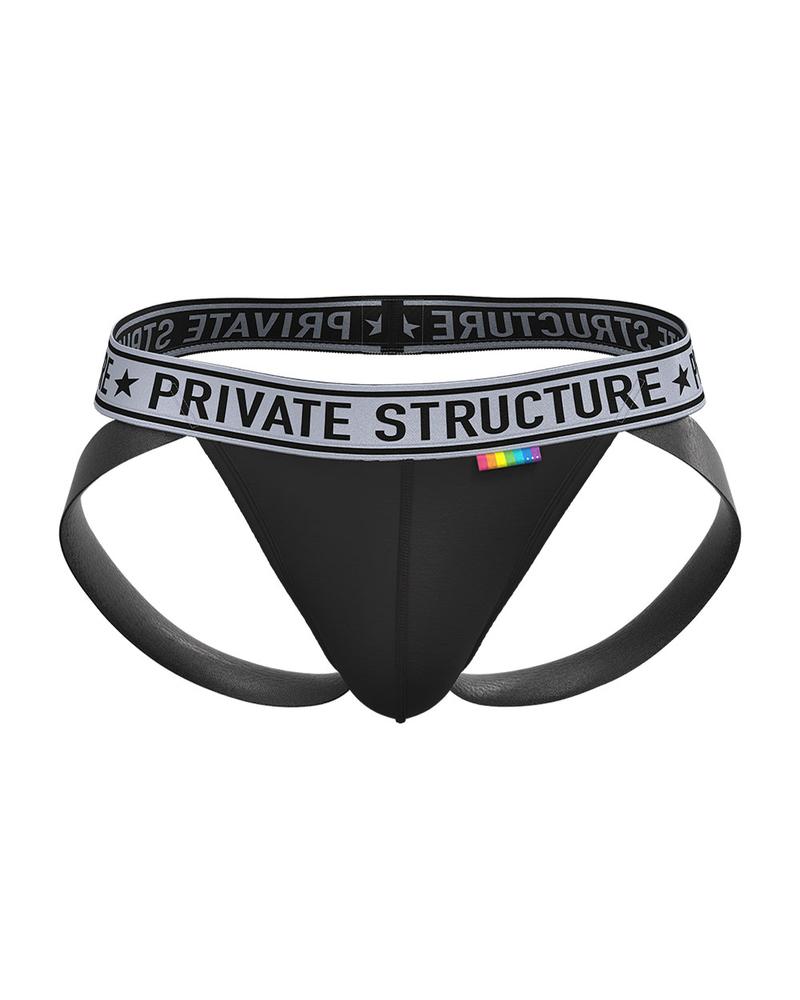 Pride 系列限量運動後空內褲 - 啞光黑