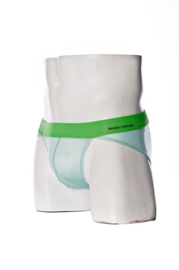 Color Peel Banded Bikini - ANG.BLUE